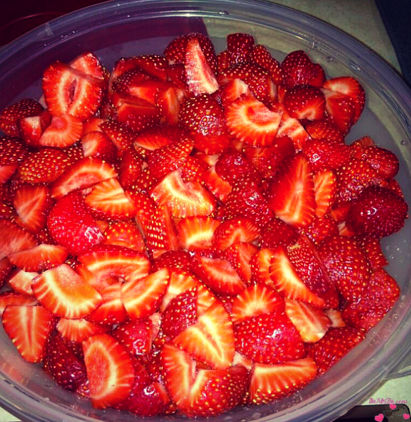 Strawberries - Cut