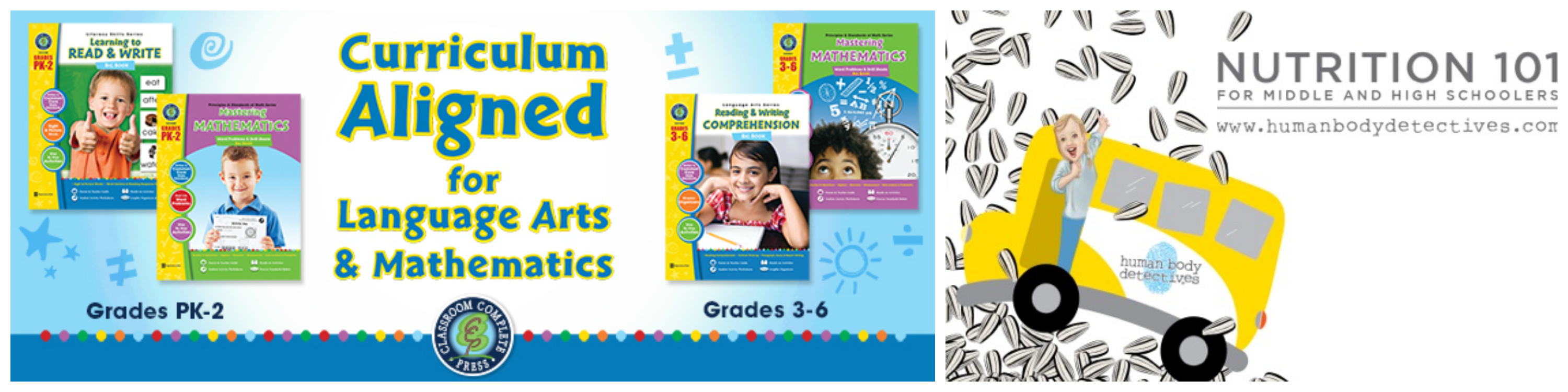 Language Arts and Math Book Set