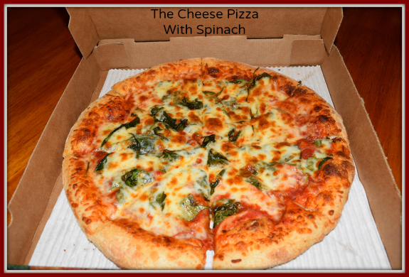 Marco's Cheese Pizza Spinach