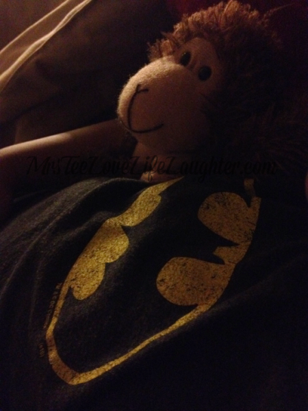 Batman & Friend- WordlessWednesday | MrsTeeLoveLifeLaughter.com