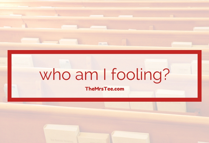 Who Am I Fooling-