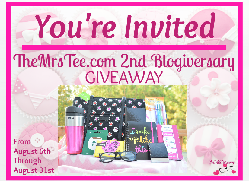 Blogiversary Giveaway - Horizontal