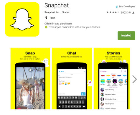 Snapchat App