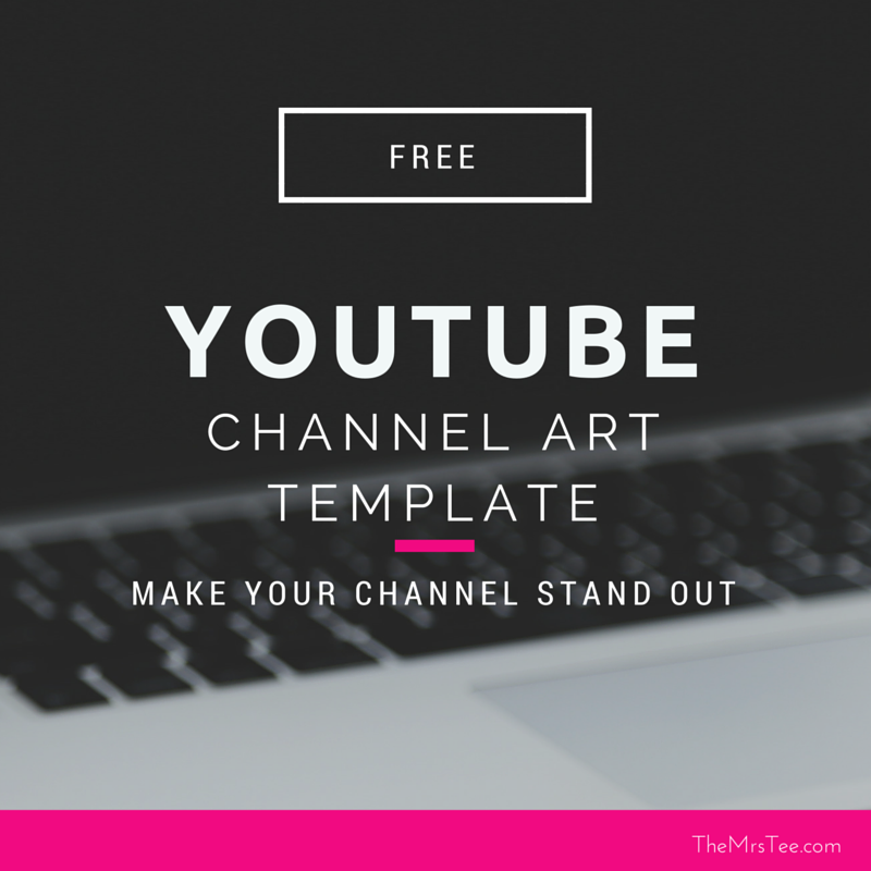 Free Youtube Channel Art Template Make Your Channel Stand Out