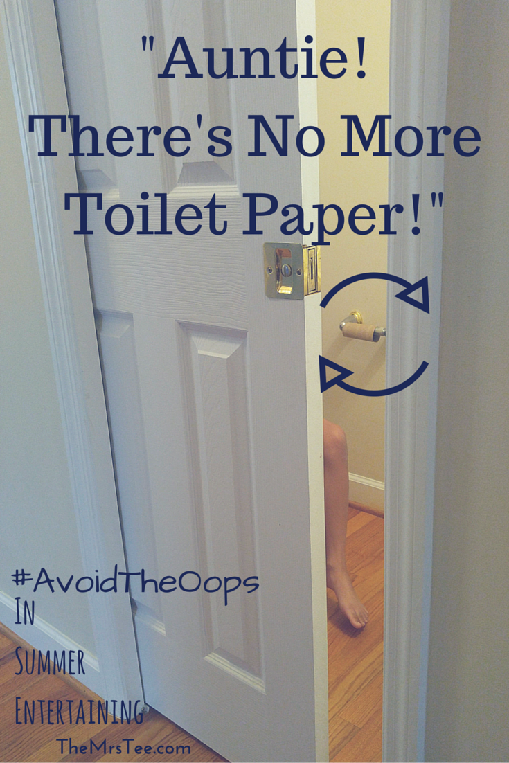 #AvoidTheOops No More Toilet Paper