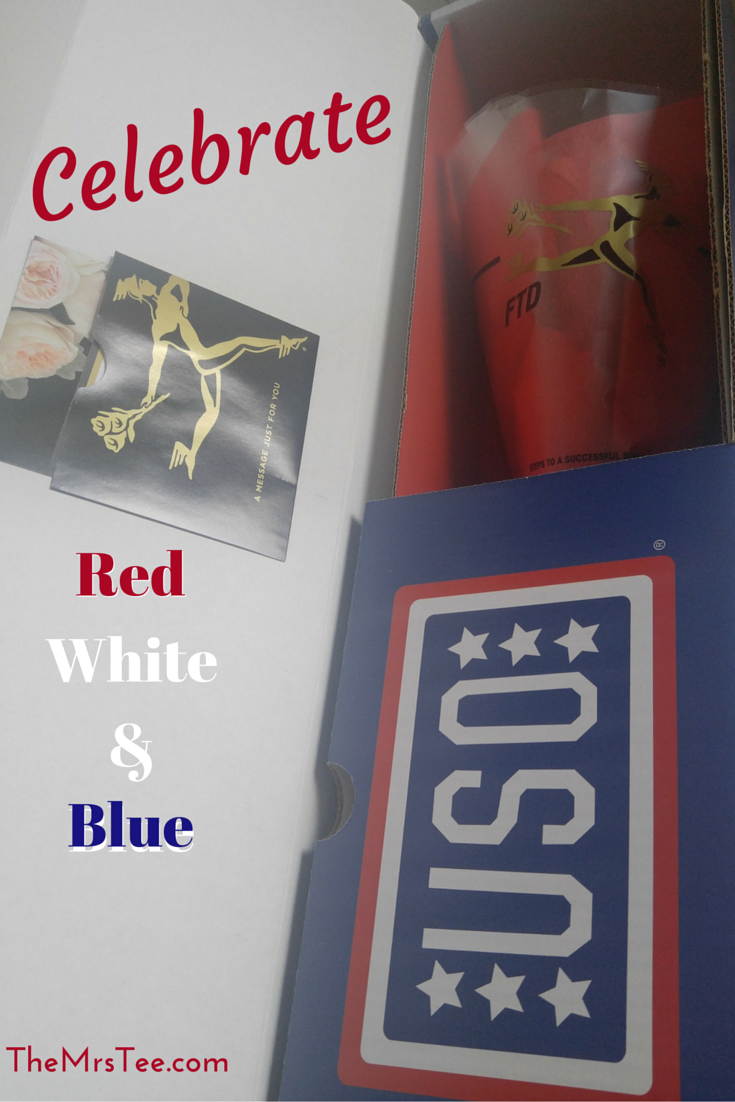 Celebrate Red White & Blue PIN